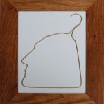 Ai WeiWei, Porcelain in huang huali wood frame, edition of 20 in gold, 2011