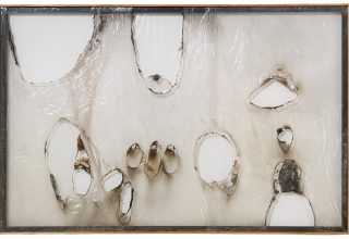 Alberto Burri, Grande bianco plastica (Large White Plastic), 1964