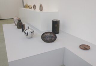 Emilio Scanavino Milan exhibition glazed terracottas, slipware, majolica and metal objects