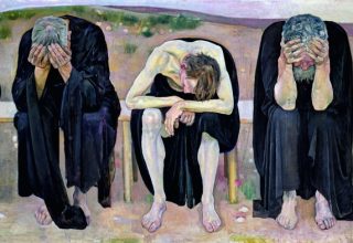 Ferdinand Hodler The Disappointed Souls (Les Âmes déçues), 1892